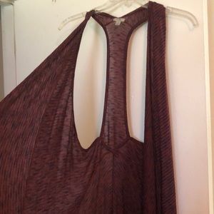 Orange and Navy duster Vest